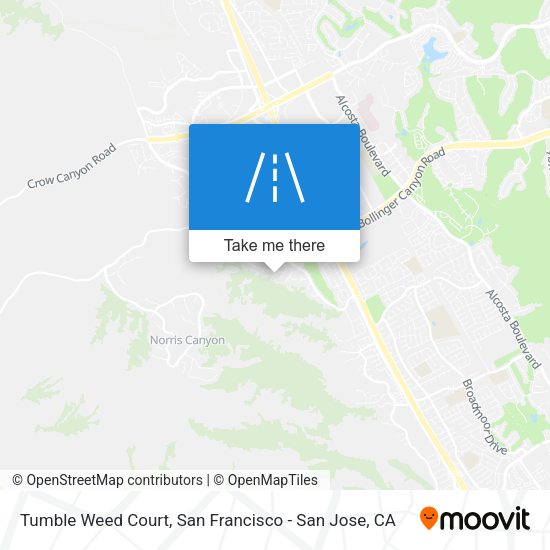 Tumble Weed Court map