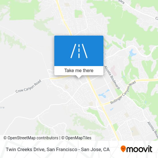 Twin Creeks Drive map