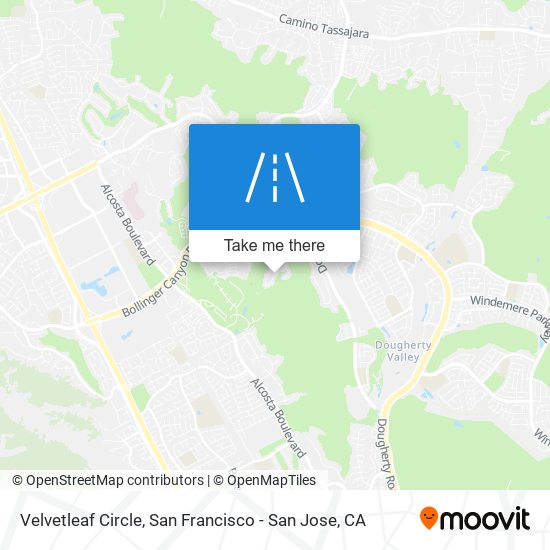 Mapa de Velvetleaf Circle