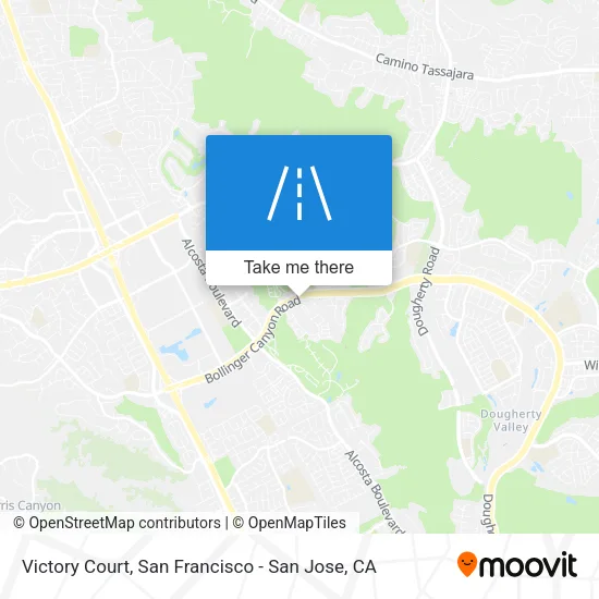 Victory Court map