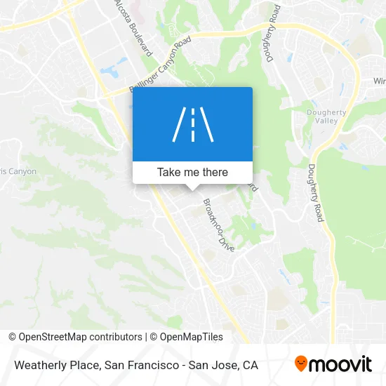 Weatherly Place map