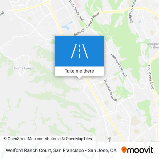 Welford Ranch Court map