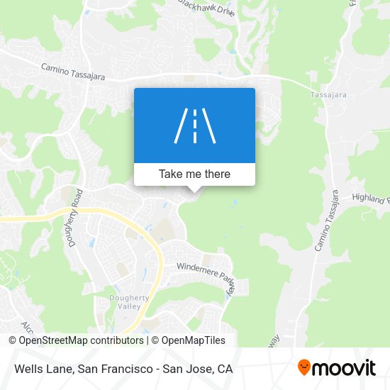 Mapa de Wells Lane