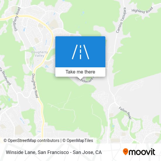 Mapa de Winside Lane