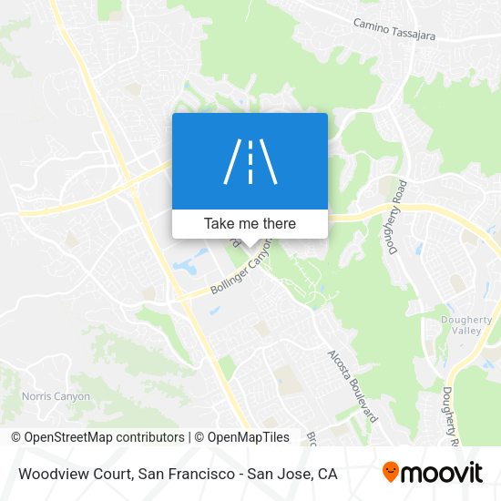 Mapa de Woodview Court