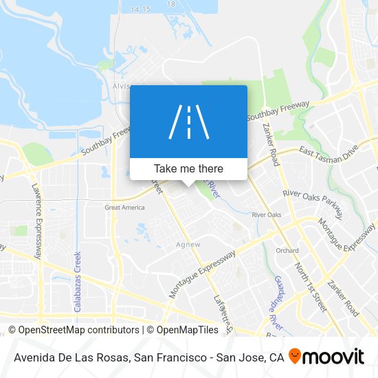 Mapa de Avenida De Las Rosas