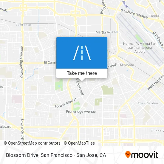 Blossom Drive map