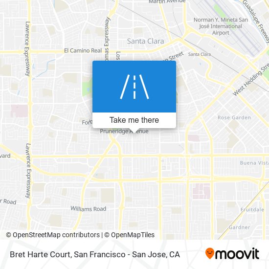 Mapa de Bret Harte Court