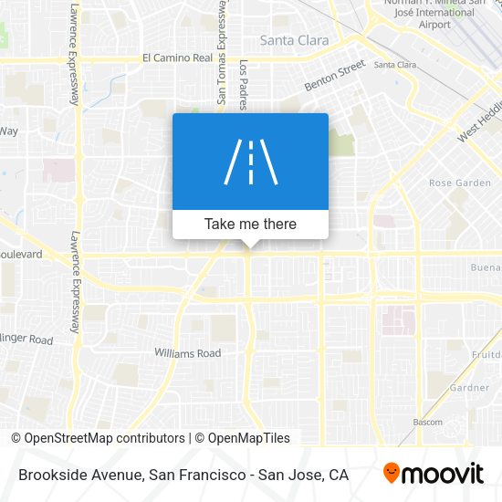 Mapa de Brookside Avenue