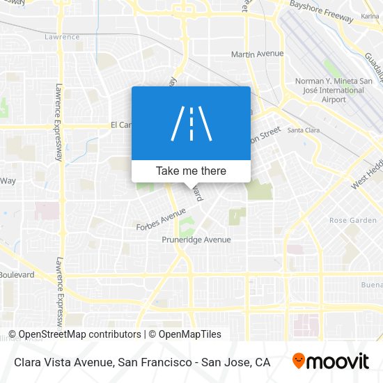 Clara Vista Avenue map