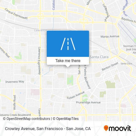 Mapa de Crowley Avenue