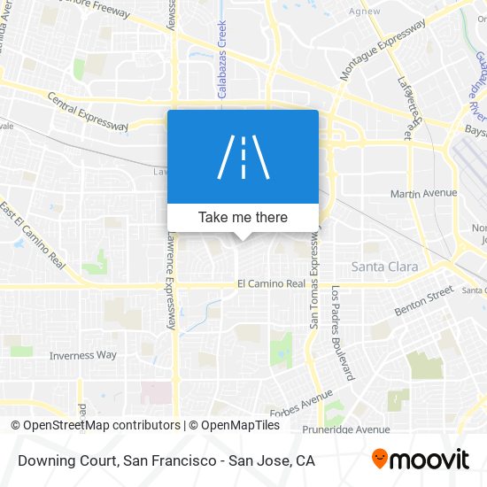 Downing Court map