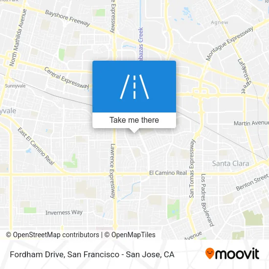 Fordham Drive map