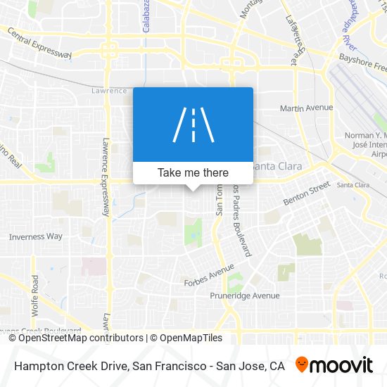 Hampton Creek Drive map