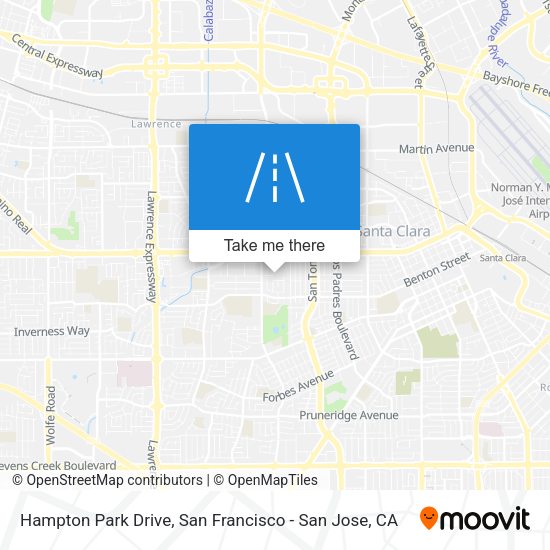 Mapa de Hampton Park Drive