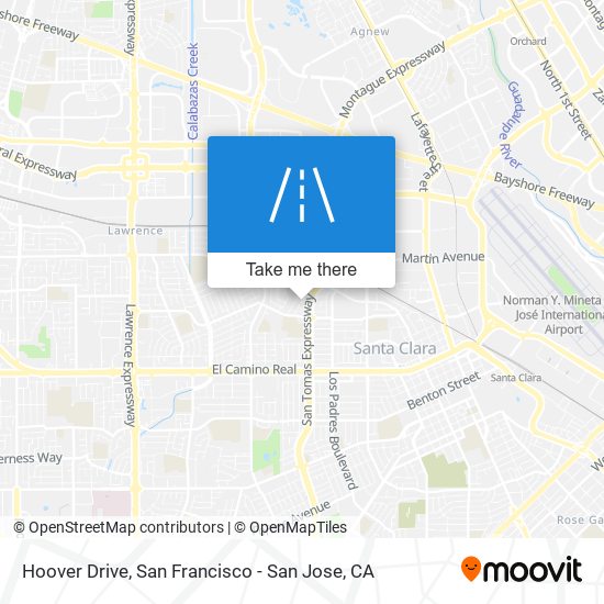 Hoover Drive map