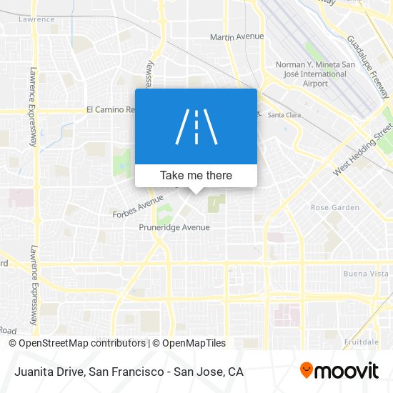 Juanita Drive map