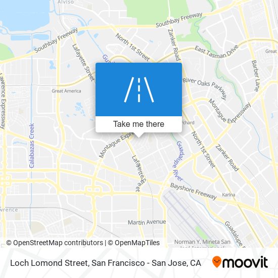 Mapa de Loch Lomond Street