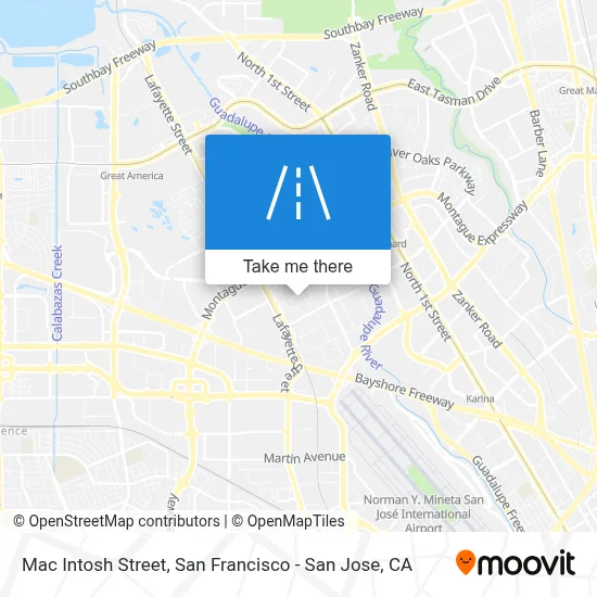 Mac Intosh Street map