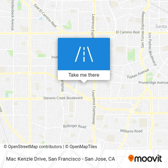 Mac Kenzie Drive map