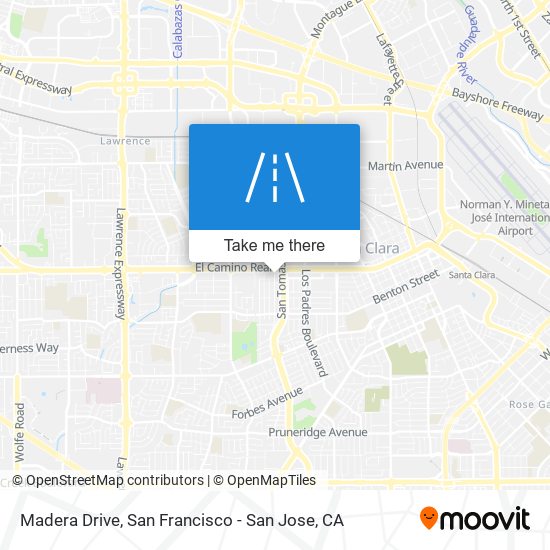 Madera Drive map