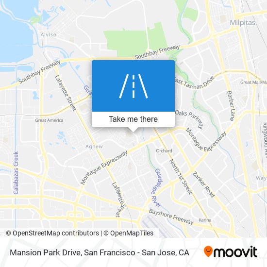 Mansion Park Drive map