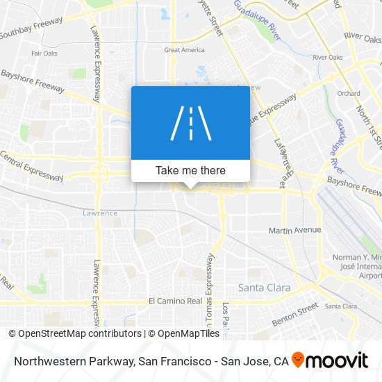 Mapa de Northwestern Parkway