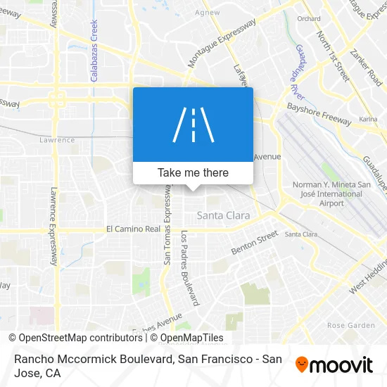 Rancho Mccormick Boulevard map