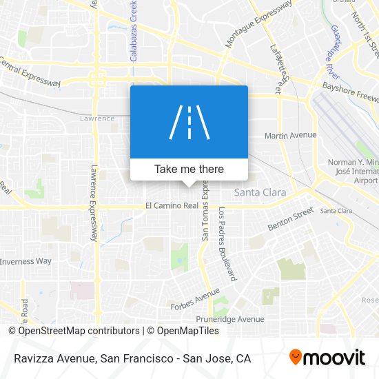 Mapa de Ravizza Avenue