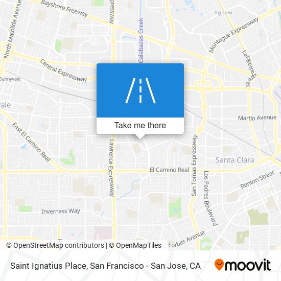 Saint Ignatius Place map