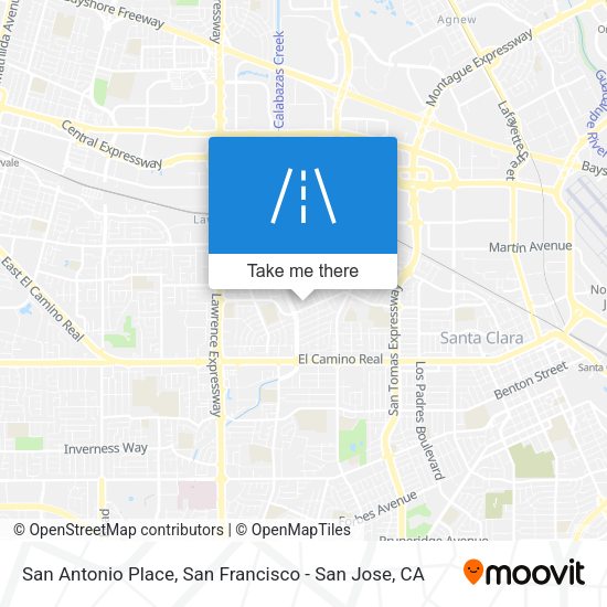 Mapa de San Antonio Place