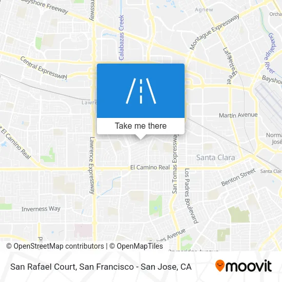 San Rafael Court map