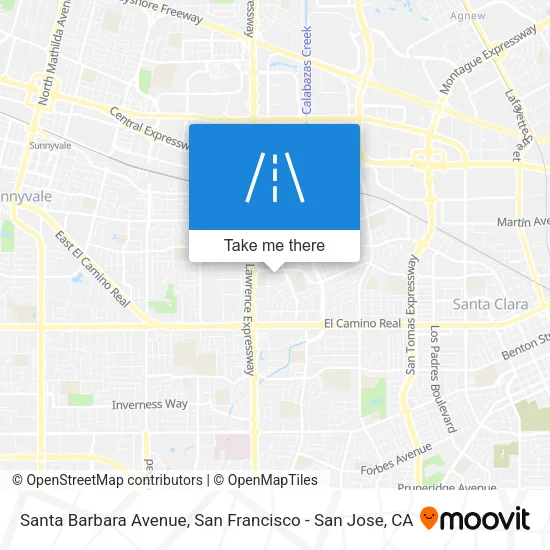 Santa Barbara Avenue map