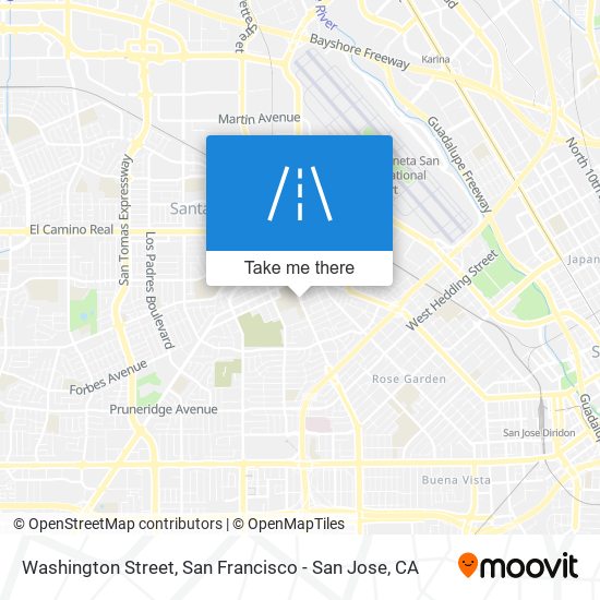 Mapa de Washington Street