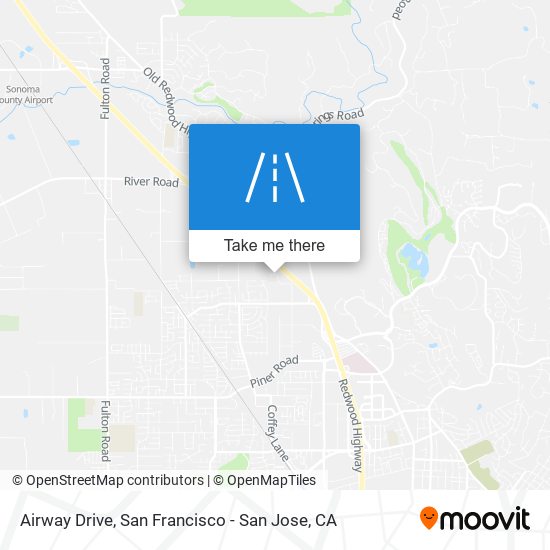 Airway Drive map
