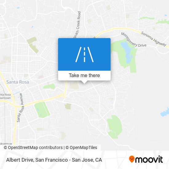Albert Drive map