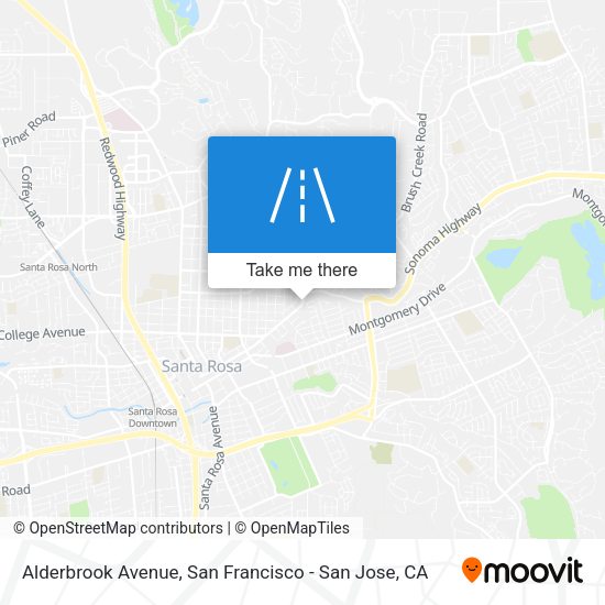 Alderbrook Avenue map