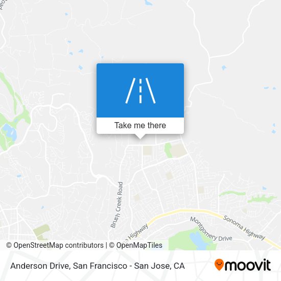 Mapa de Anderson Drive