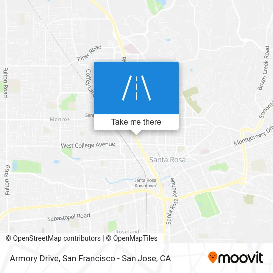Armory Drive map