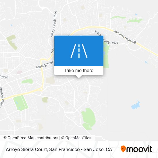 Arroyo Sierra Court map