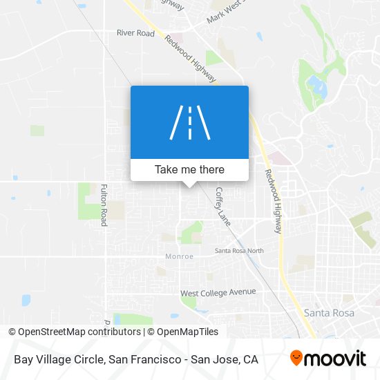 Bay Village Circle map