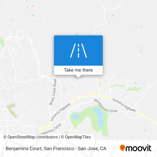 Benjamins Court map