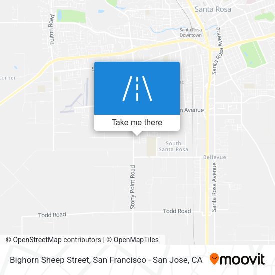 Bighorn Sheep Street map
