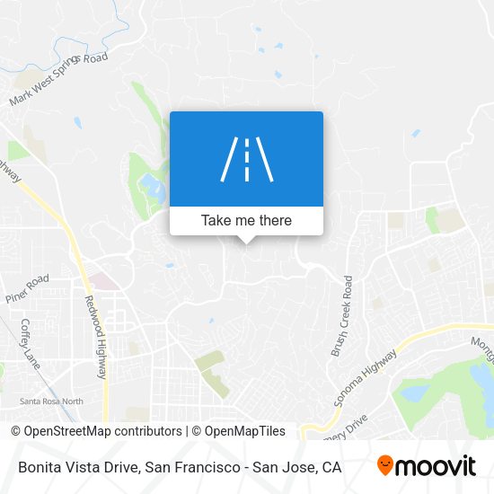 Bonita Vista Drive map