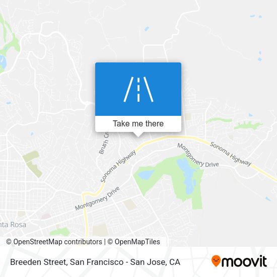 Mapa de Breeden Street