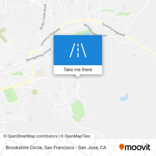 Brookshire Circle map