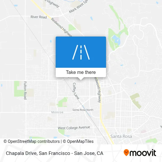 Chapala Drive map