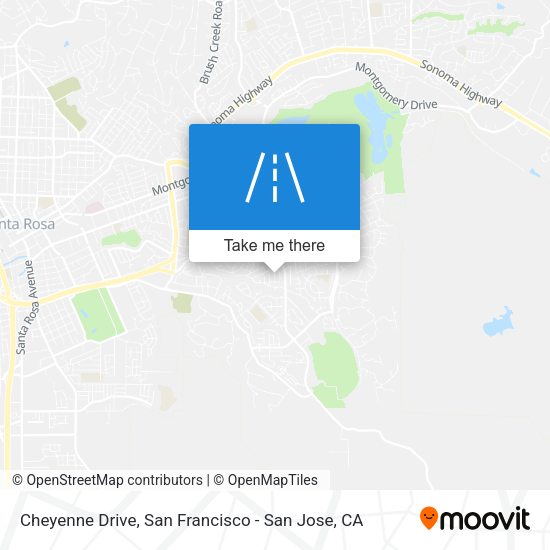 Mapa de Cheyenne Drive
