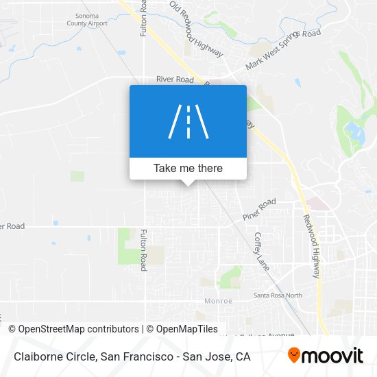 Mapa de Claiborne Circle
