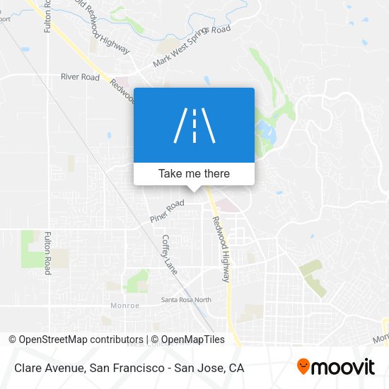 Mapa de Clare Avenue